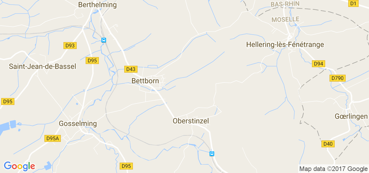 map de la ville de Oberstinzel