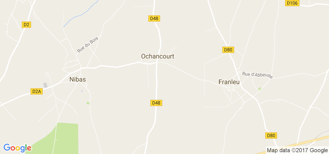 map de la ville de Ochancourt