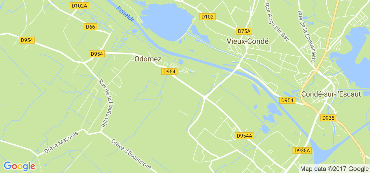 map de la ville de Odomez