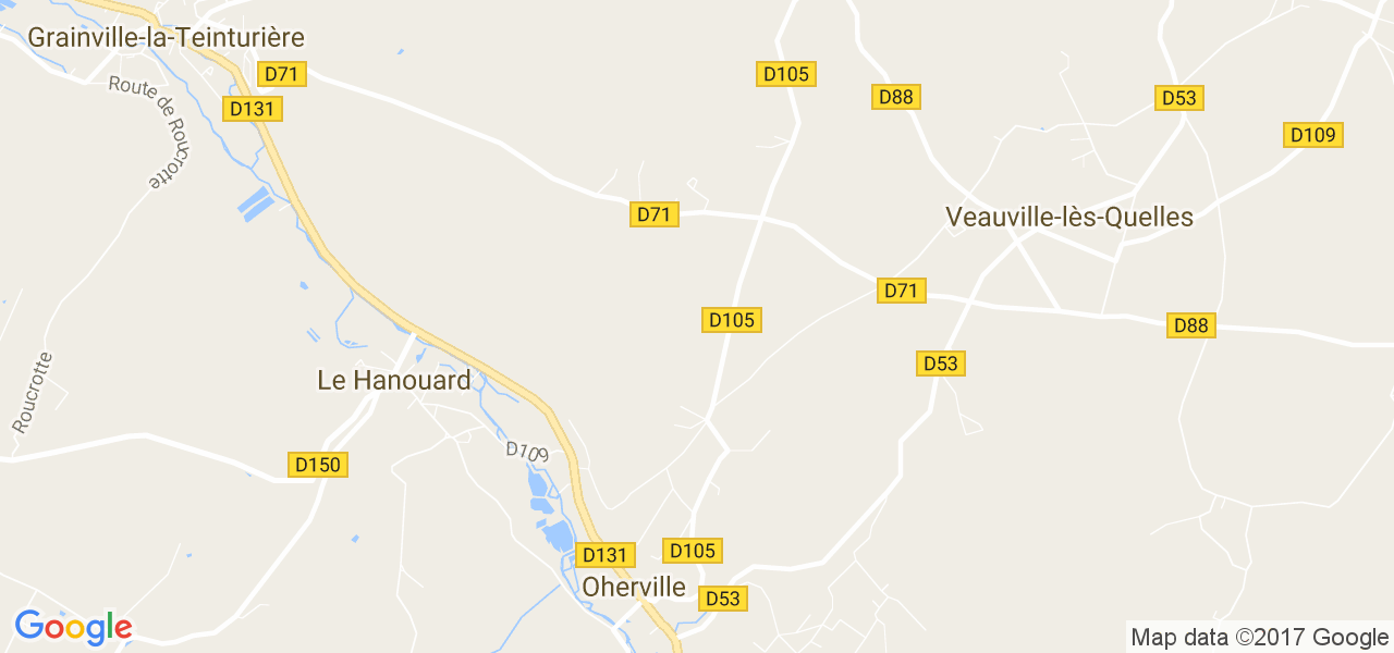 map de la ville de Oherville