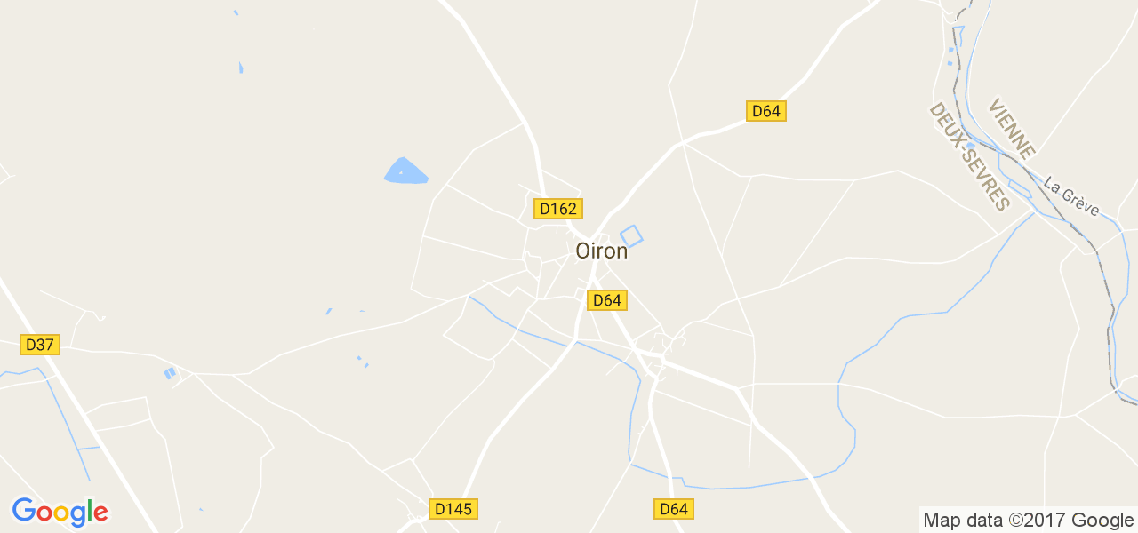 map de la ville de Oiron