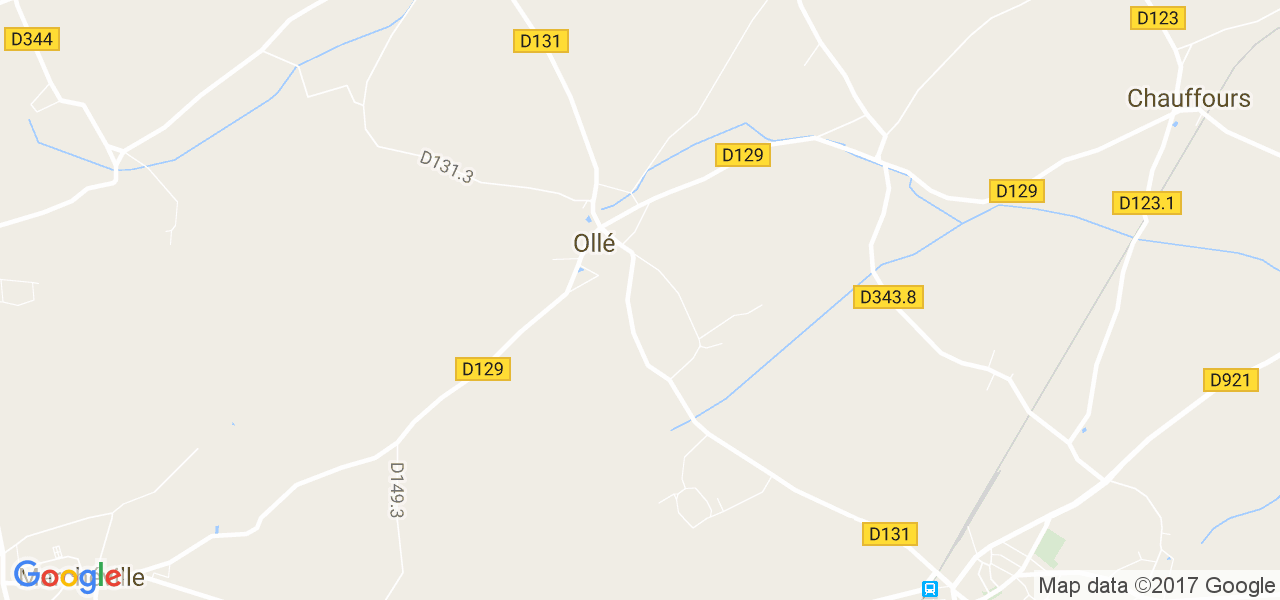 map de la ville de Ollé