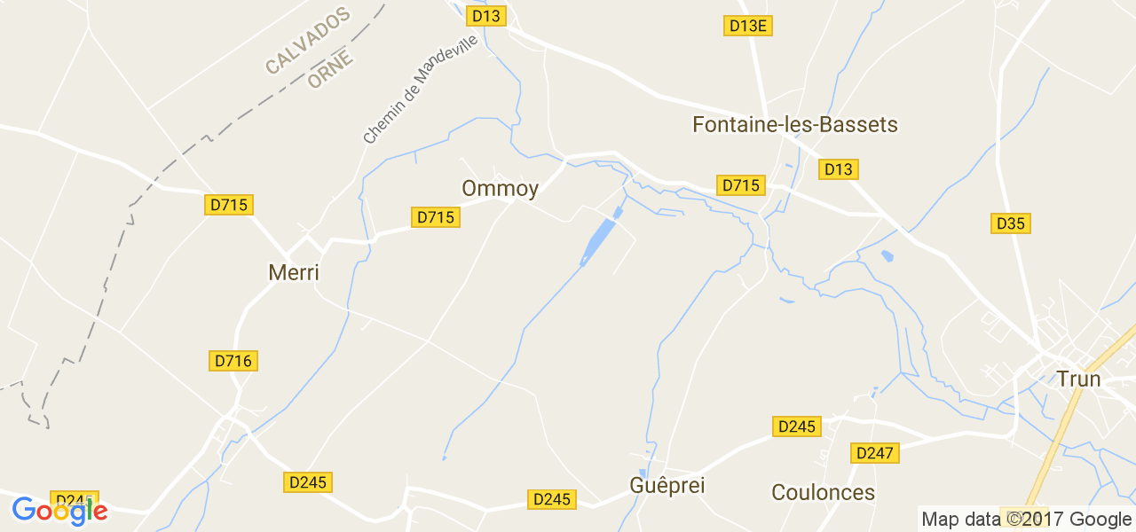 map de la ville de Ommoy