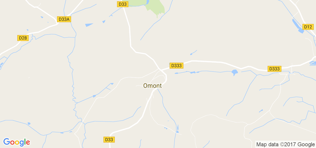 map de la ville de Omont