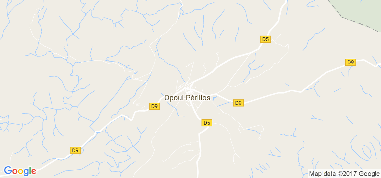 map de la ville de Opoul-Périllos