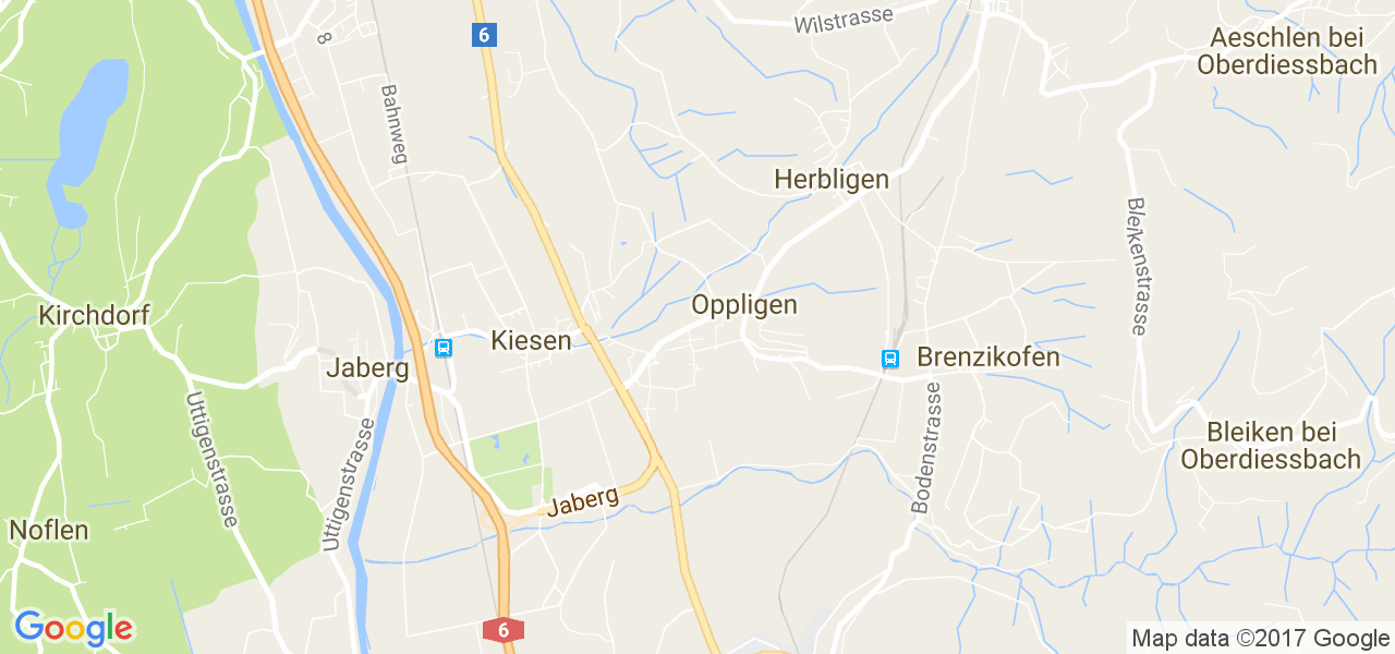 map de la ville de Oppligen