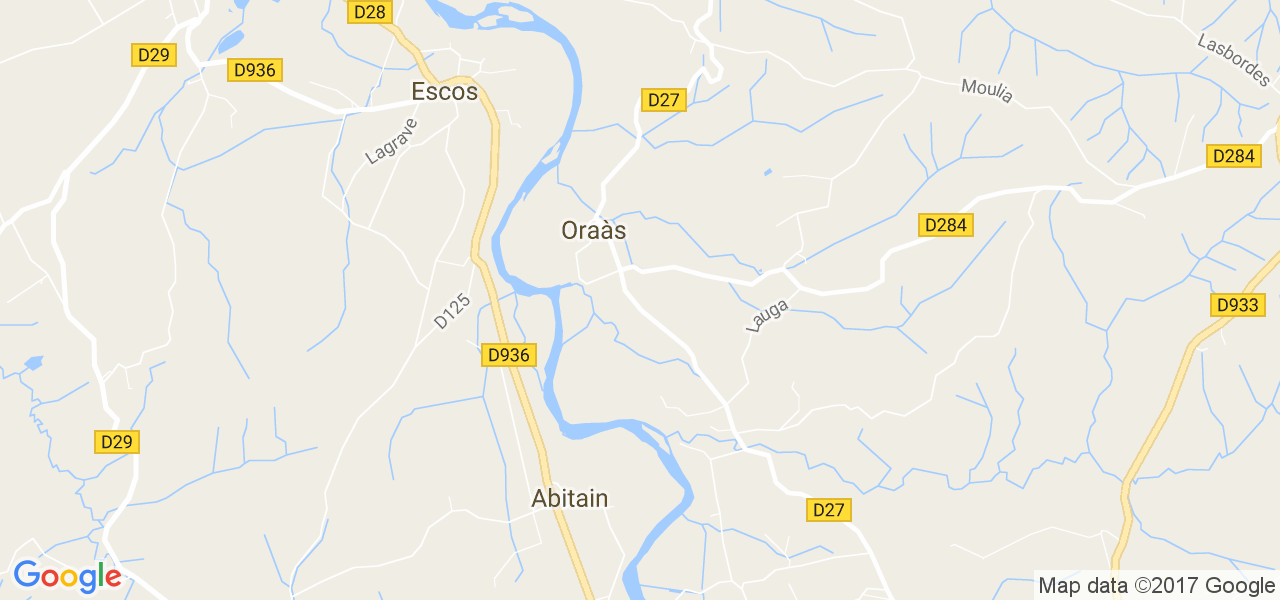 map de la ville de Oraàs