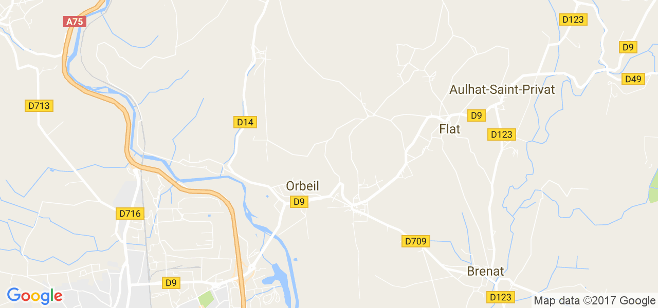 map de la ville de Orbeil