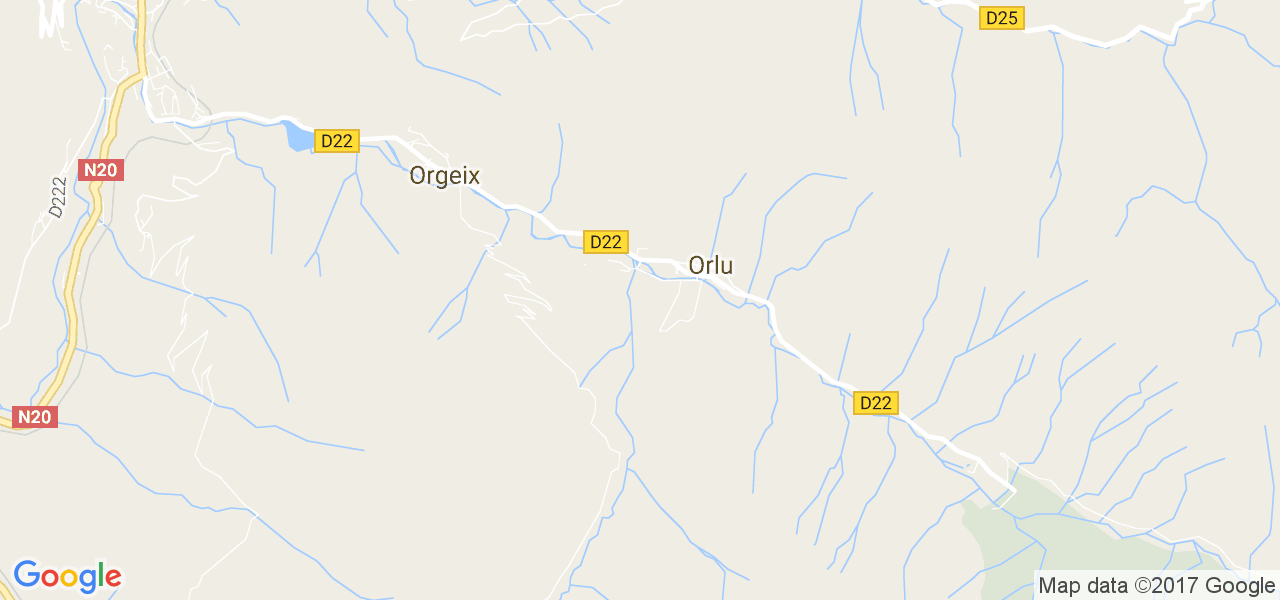 map de la ville de Orlu