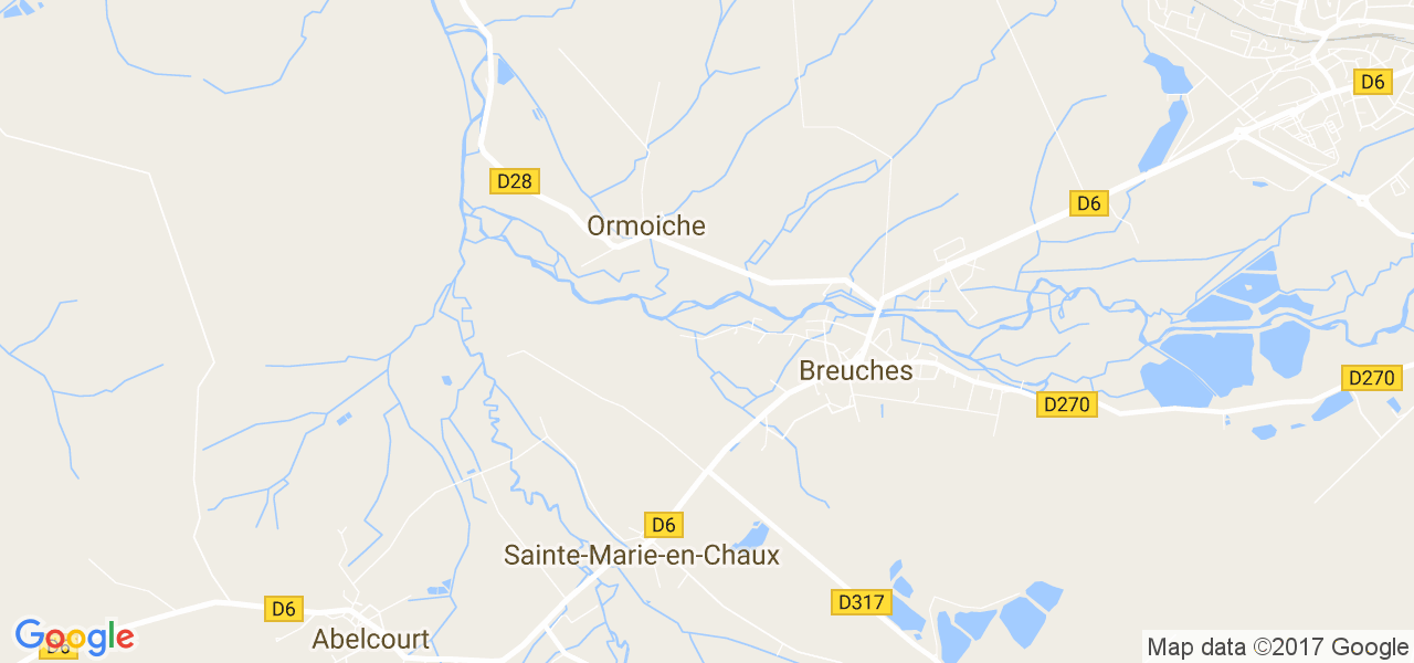 map de la ville de Ormoiche