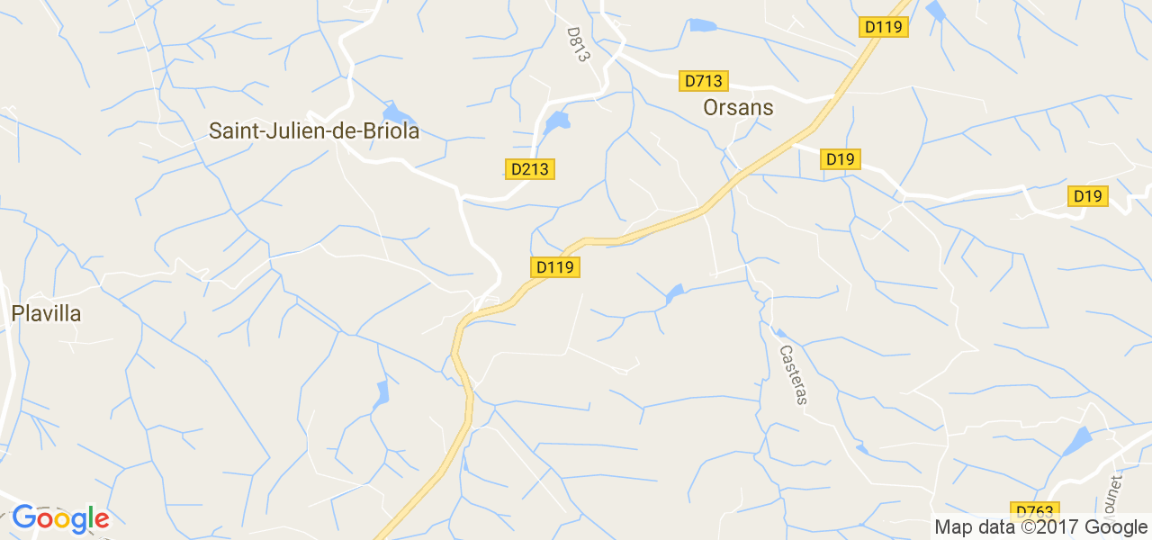 map de la ville de Orsans