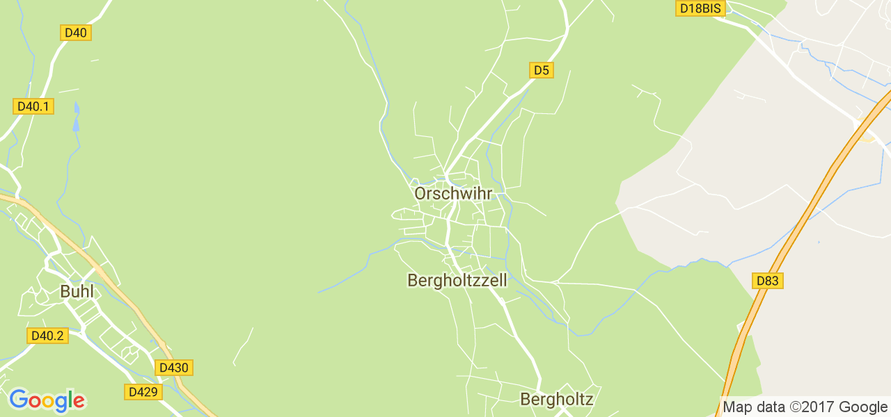 map de la ville de Orschwihr