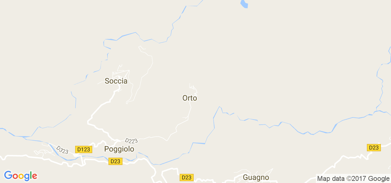 map de la ville de Orto