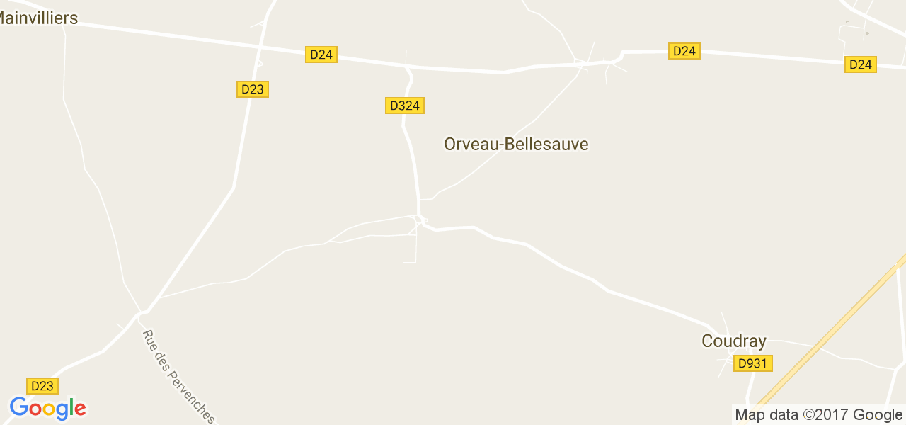 map de la ville de Orveau-Bellesauve