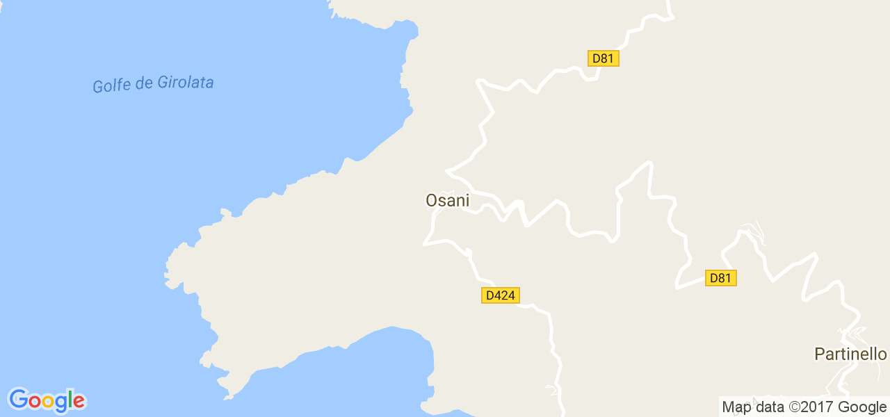 map de la ville de Osani