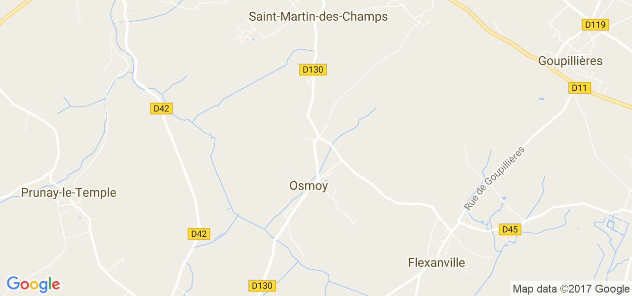 map de la ville de Osmoy