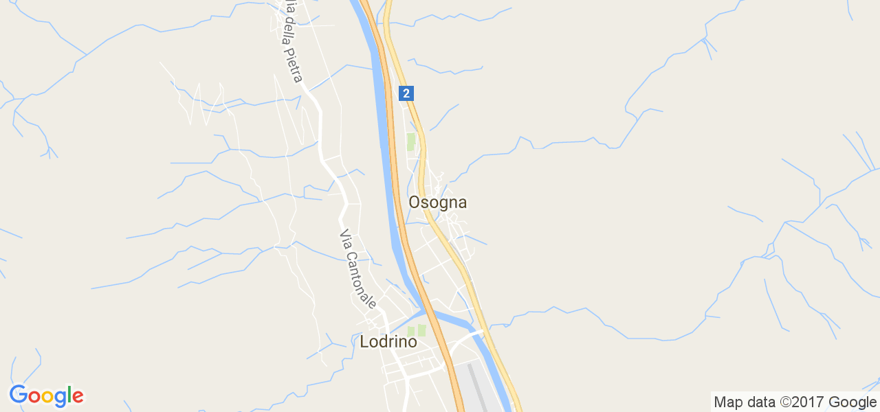 map de la ville de Osogna