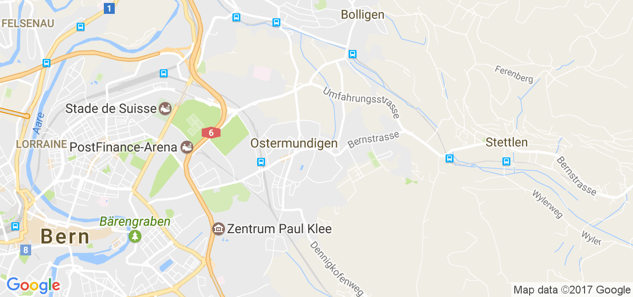 map de la ville de Ostermundigen