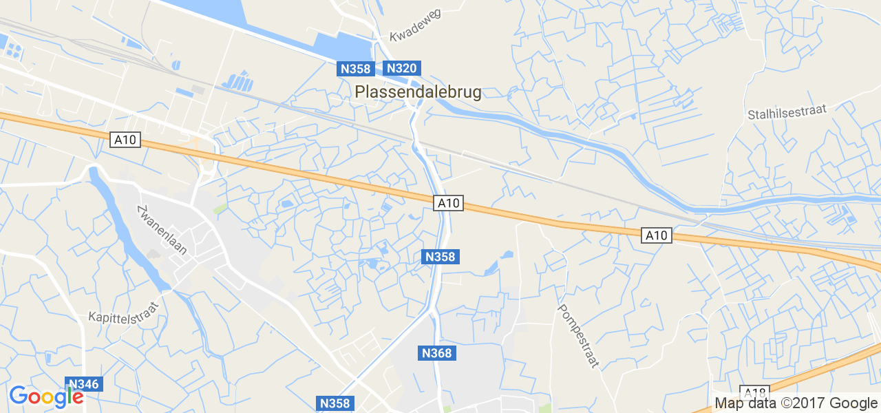 map de la ville de Oudenburg