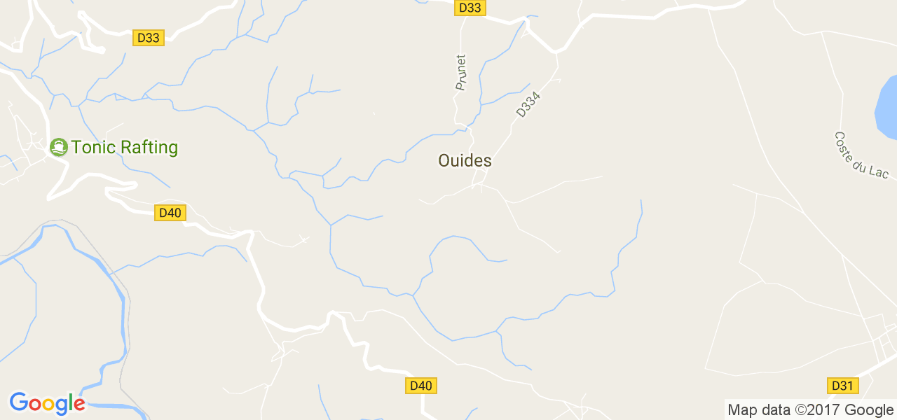 map de la ville de Ouides