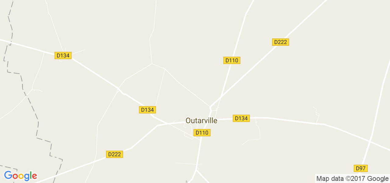 map de la ville de Outarville