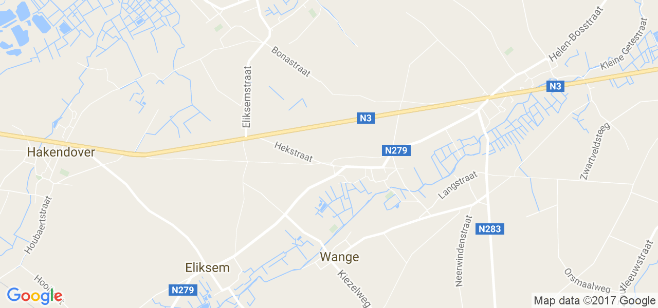 map de la ville de Overhespen