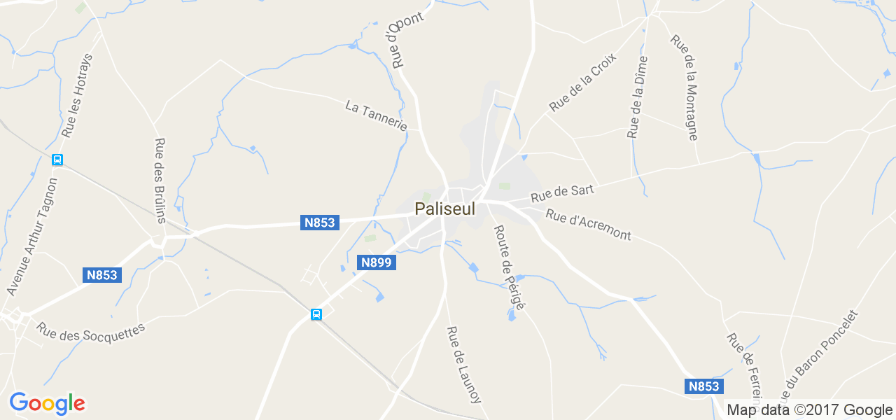 map de la ville de Paliseul