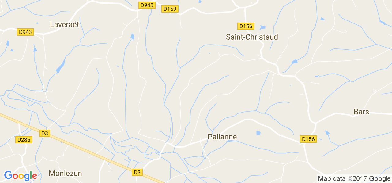 map de la ville de Pallanne