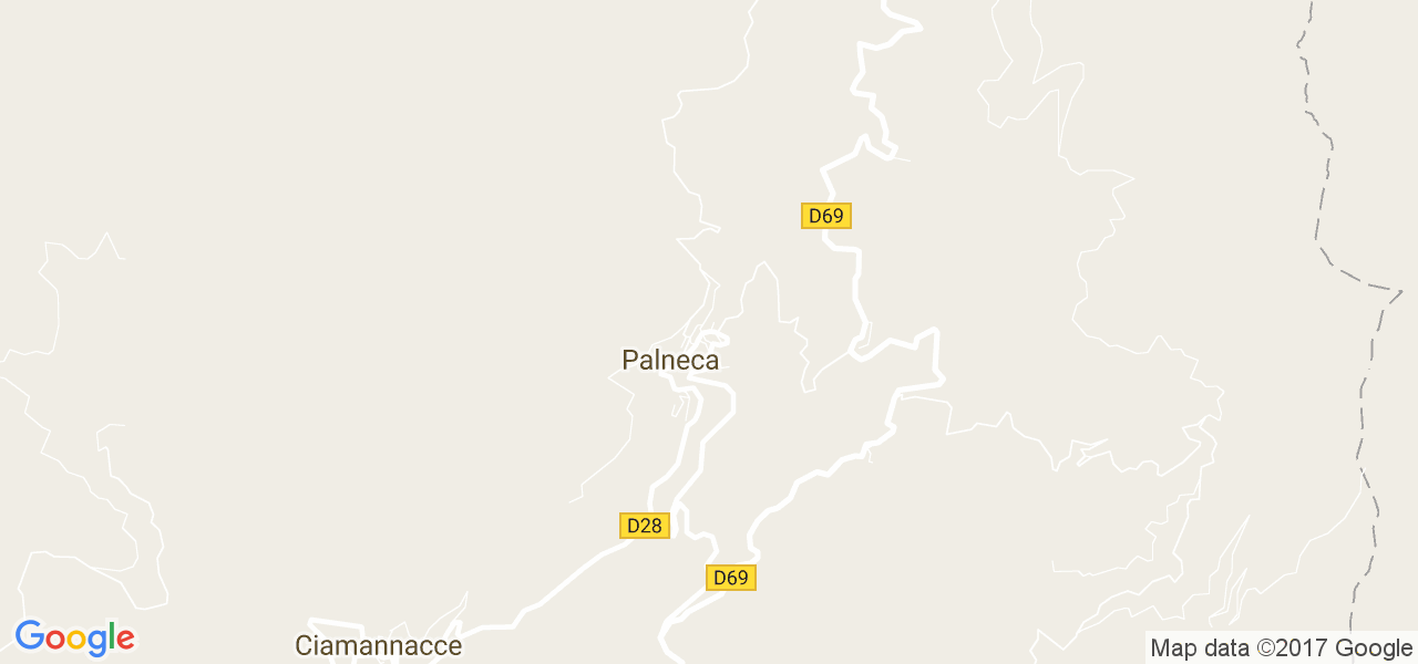 map de la ville de Palneca