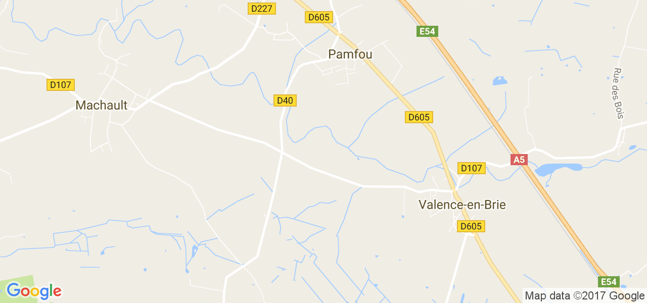 map de la ville de Pamfou