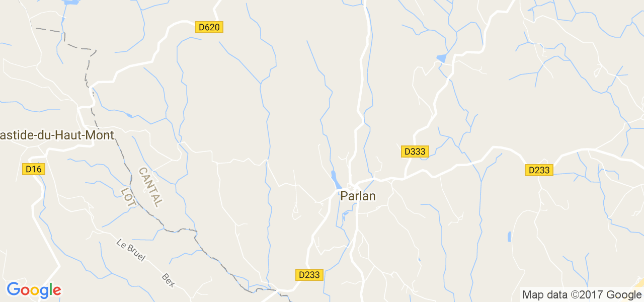 map de la ville de Parlan