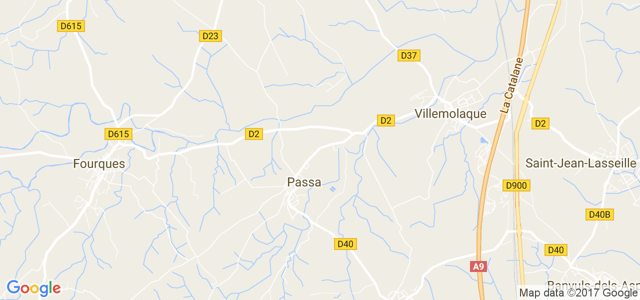 map de la ville de Passa