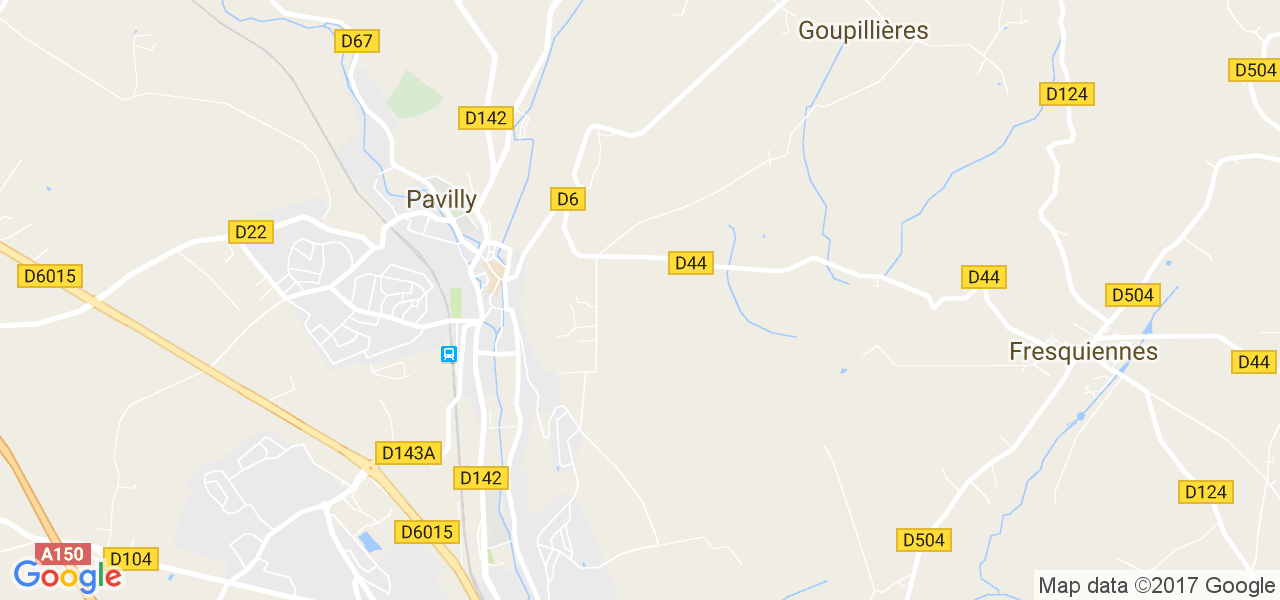 map de la ville de Pavilly