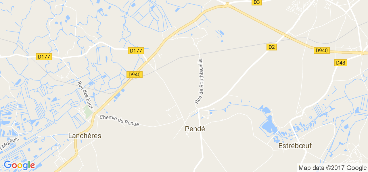 map de la ville de Pendé