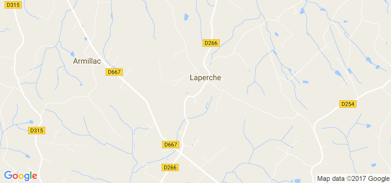 map de la ville de Perche