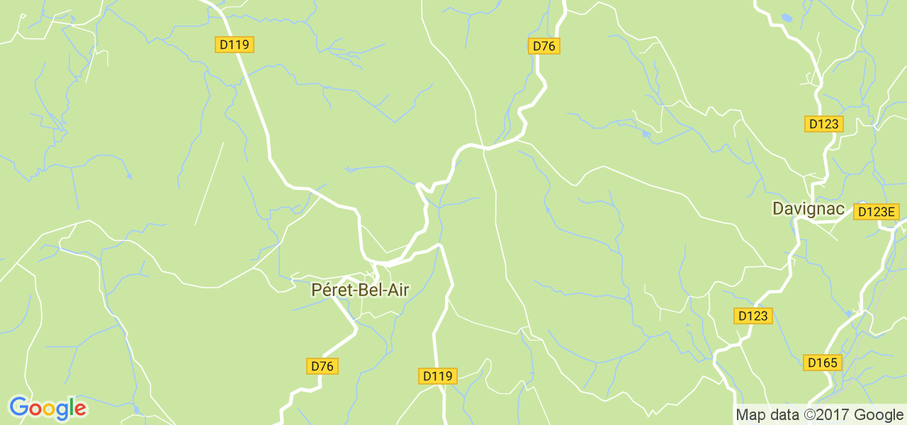 map de la ville de Péret-Bel-Air