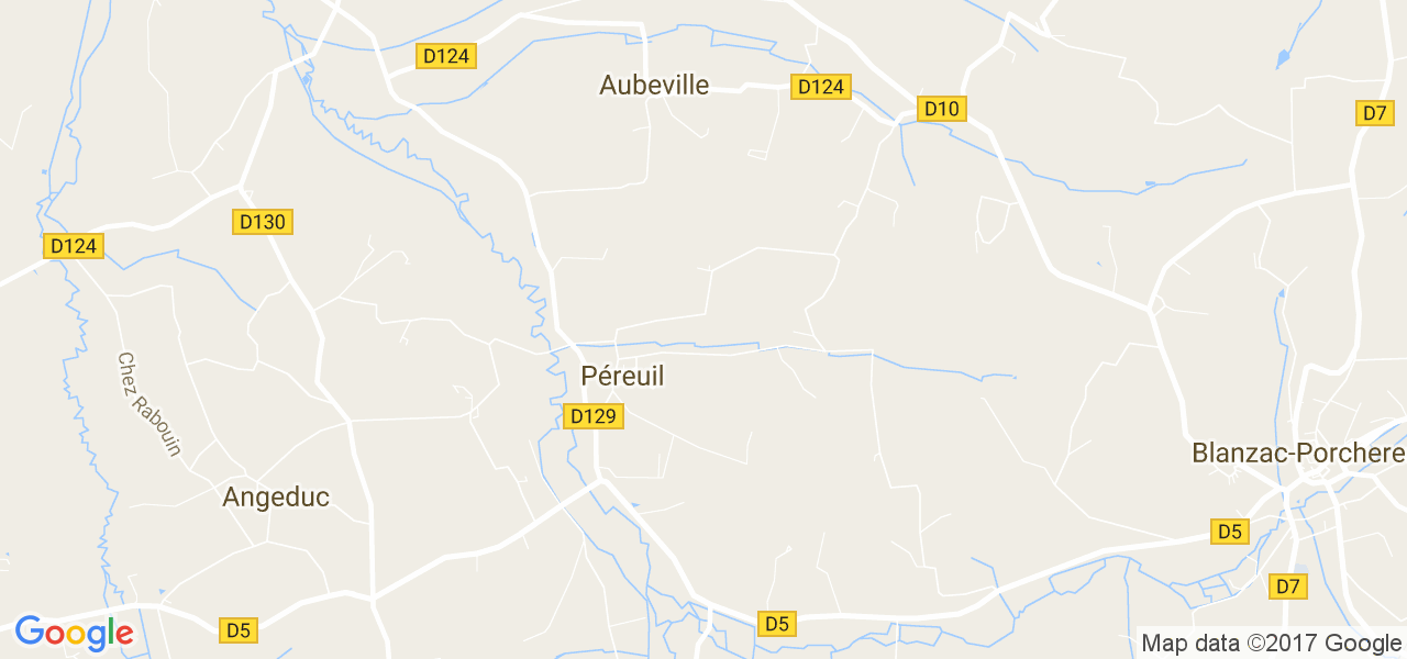 map de la ville de Péreuil