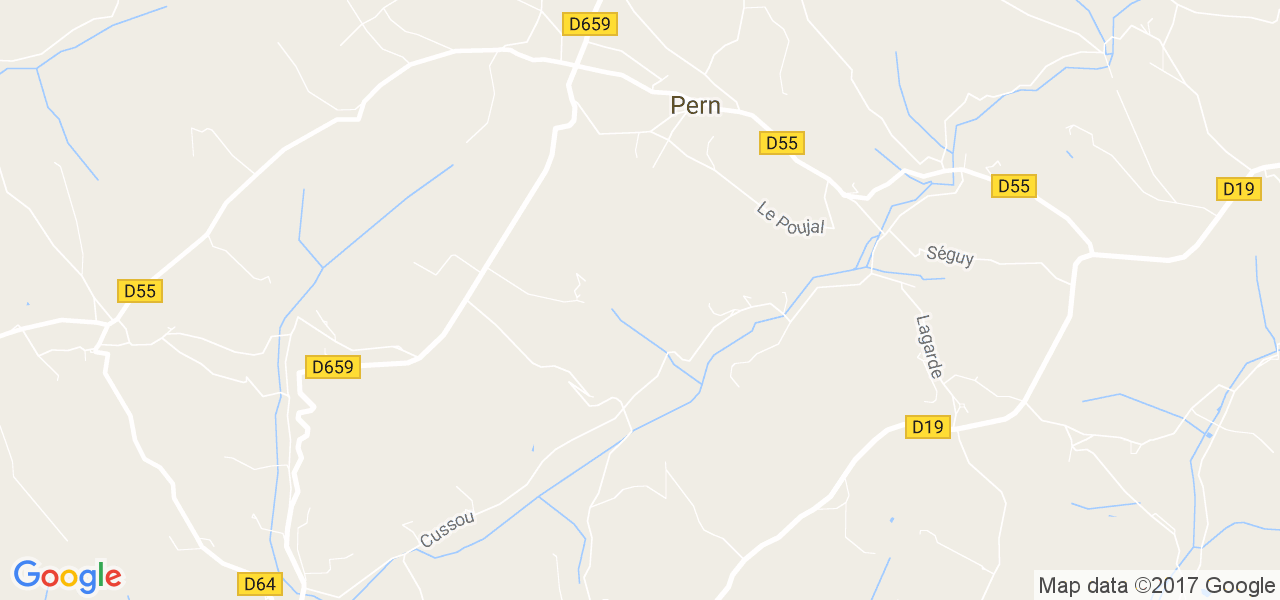 map de la ville de Pern