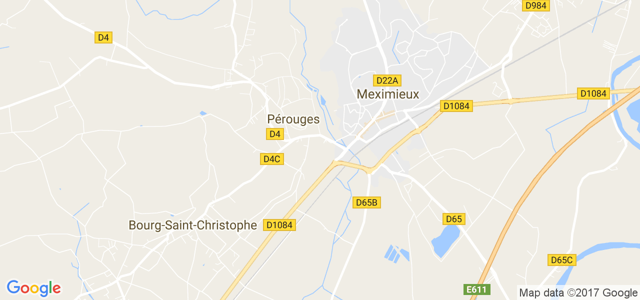 map de la ville de Pérouges