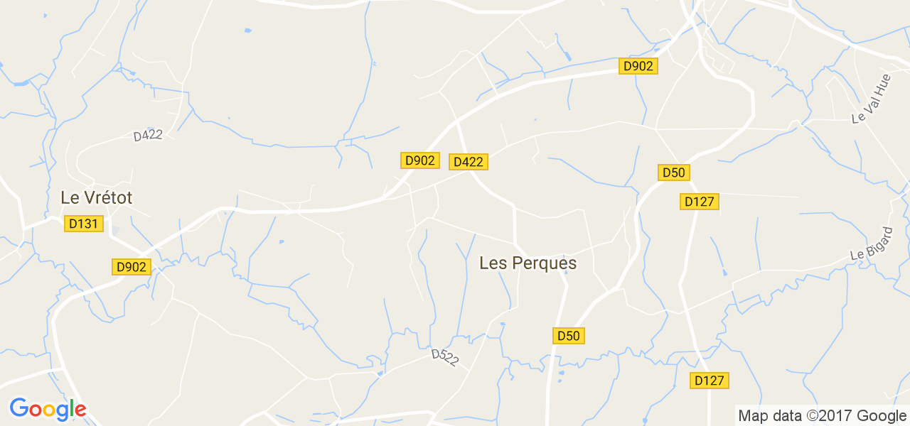 map de la ville de Perques