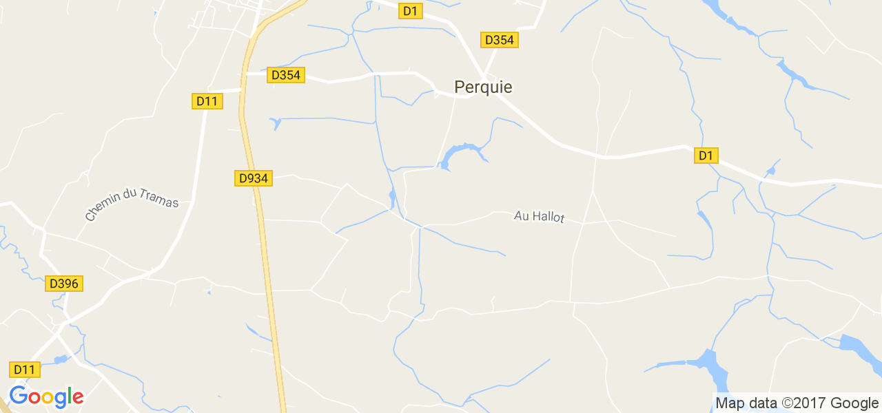 map de la ville de Perquie