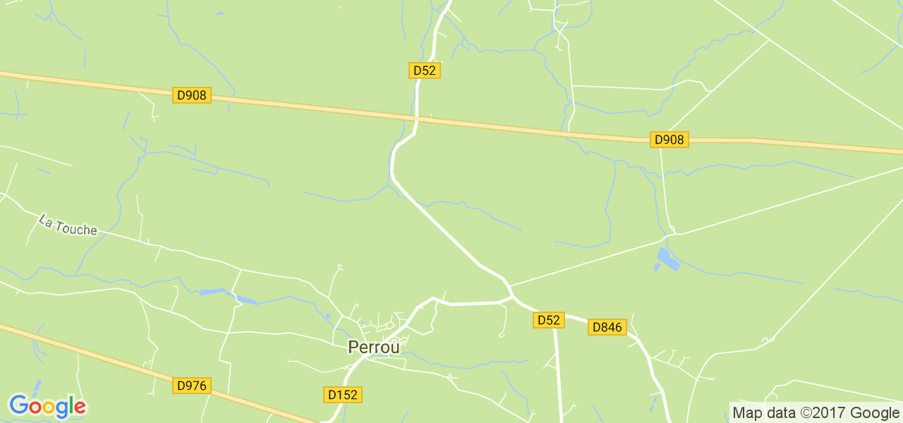 map de la ville de Perrou