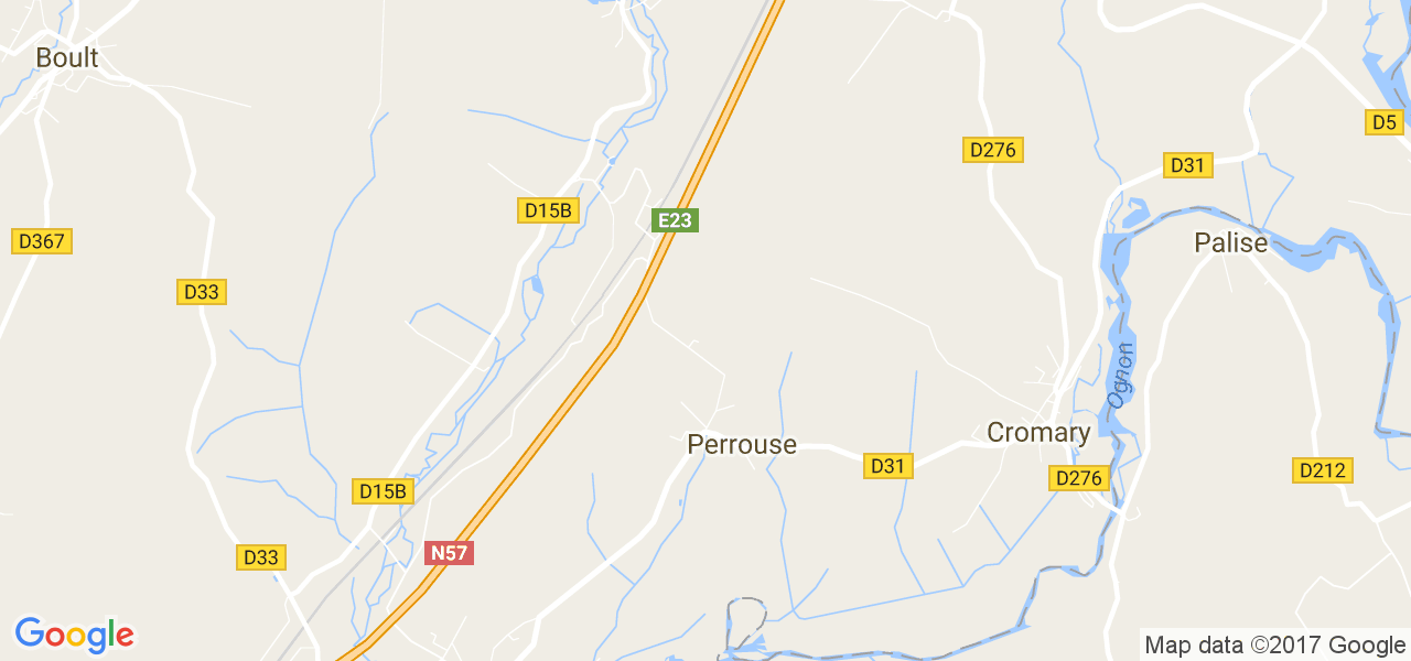 map de la ville de Perrouse