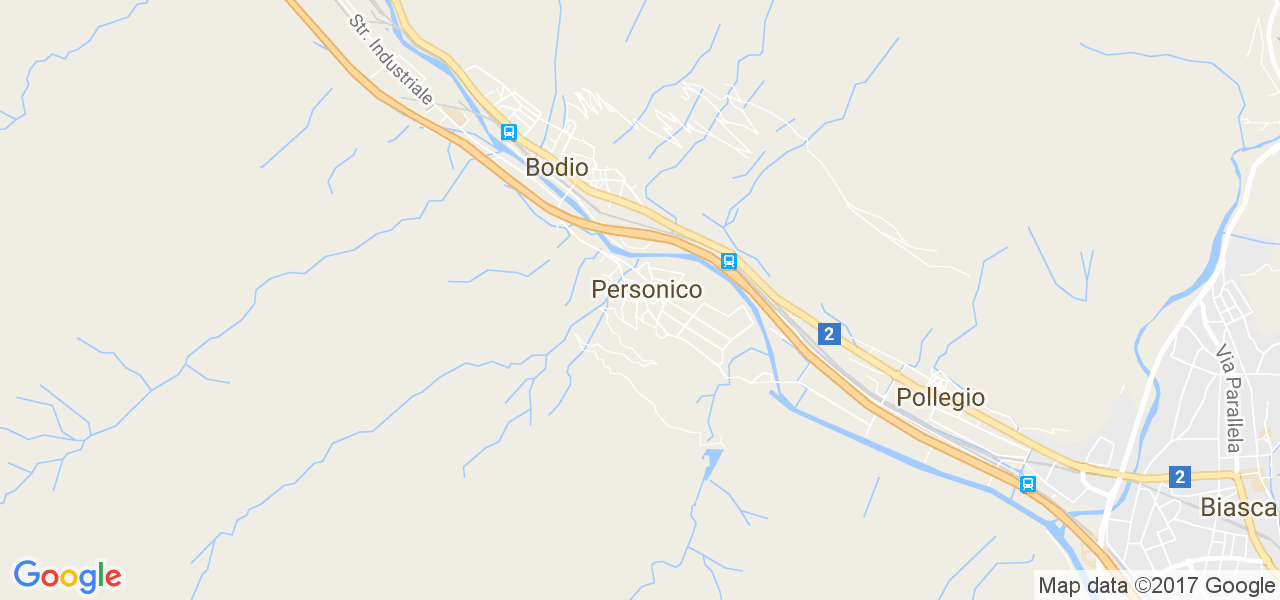 map de la ville de Personico