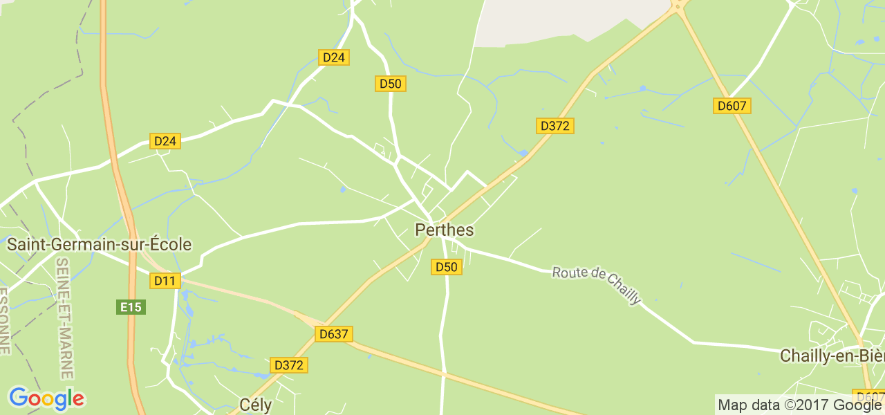 map de la ville de Perthes