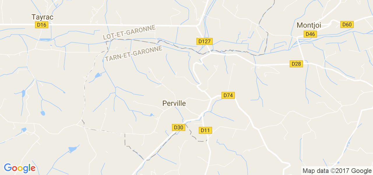 map de la ville de Perville