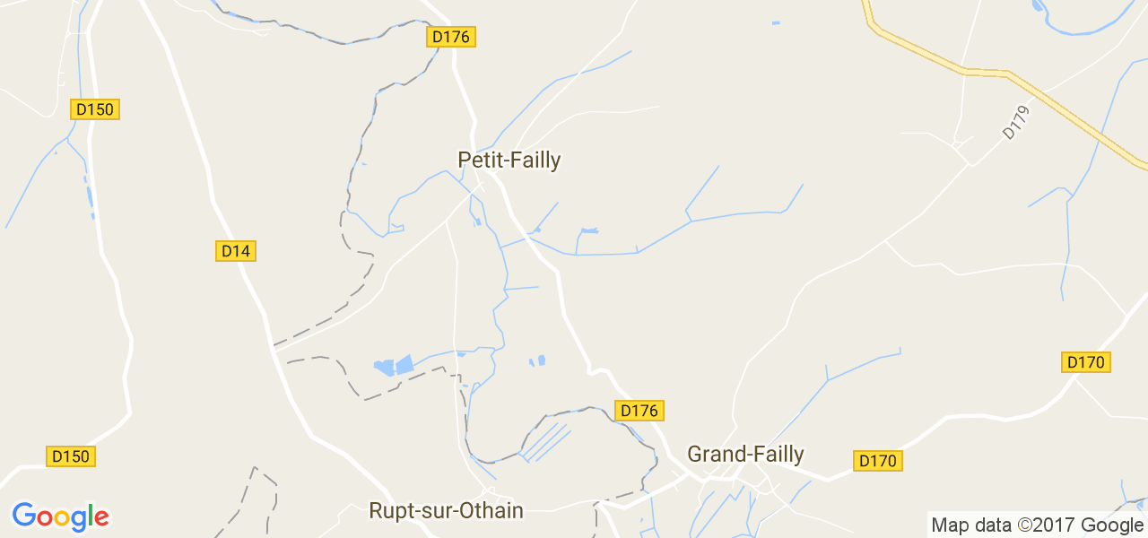 map de la ville de Petit-Failly