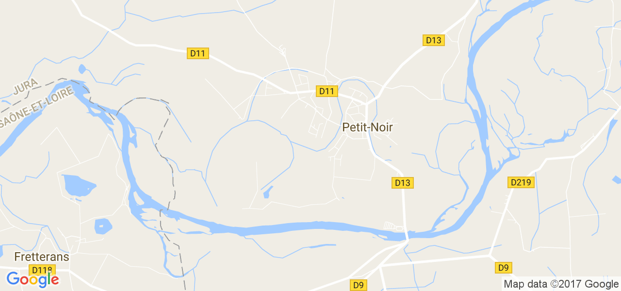 map de la ville de Petit-Noir