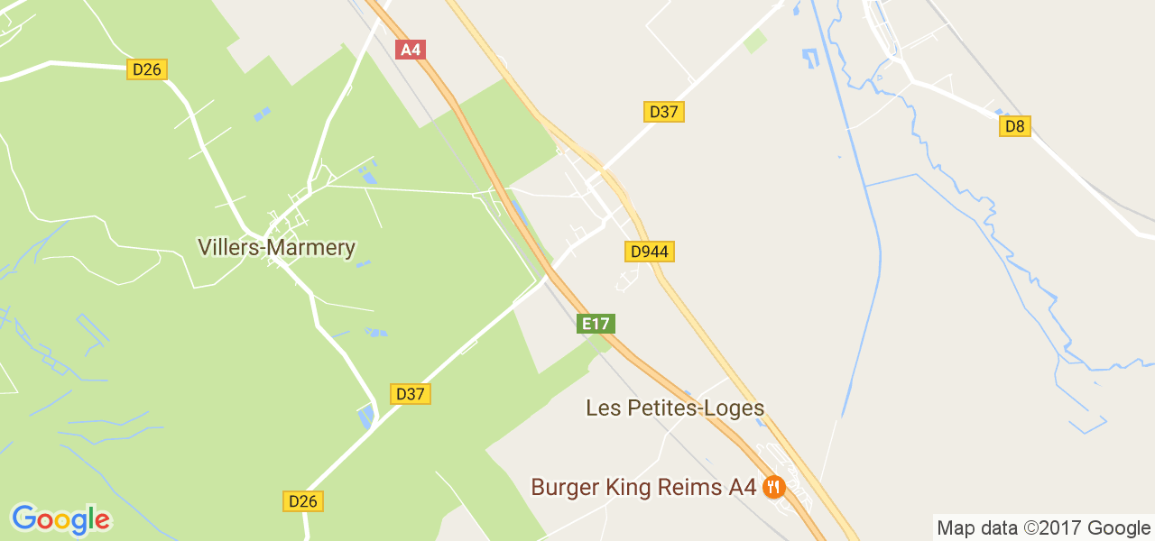 map de la ville de Petites-Loges