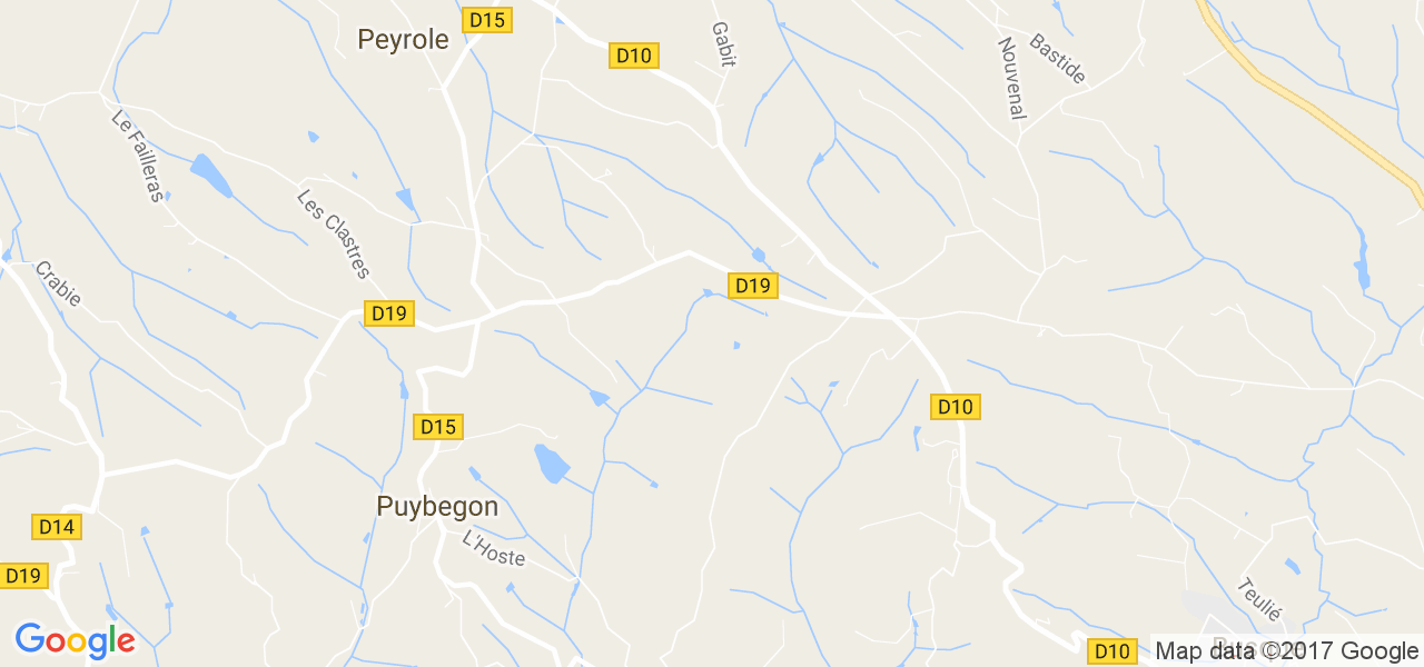 map de la ville de Peyrole